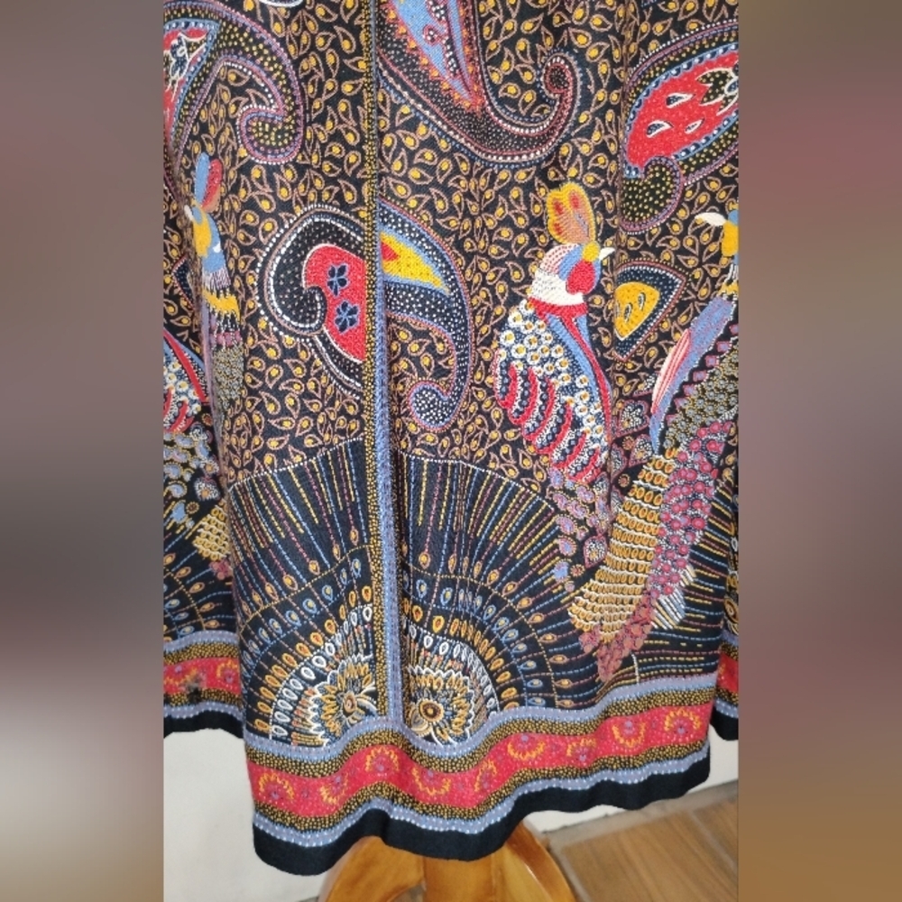 VINTAGE PAISLEY BIRD SKIRT